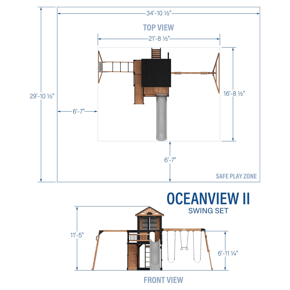 Oceanview II Swing Set