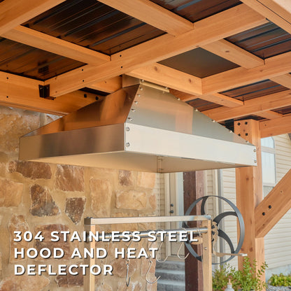 Timber Rock Outdoor Argentine Grill Cook Station